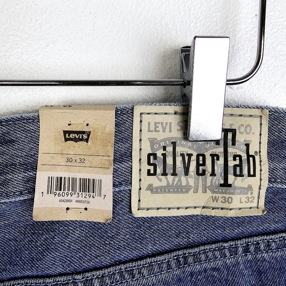 Levi's Silvertab Loose Men's Jeans - Medium Wash NWT - Picture 12 of 16